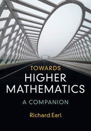 Couverture de l’ouvrage Towards Higher Mathematics: A Companion