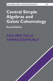 Cover of the book Central Simple Algebras and Galois Cohomology