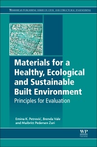 Couverture de l’ouvrage Materials for a Healthy, Ecological and Sustainable Built Environment