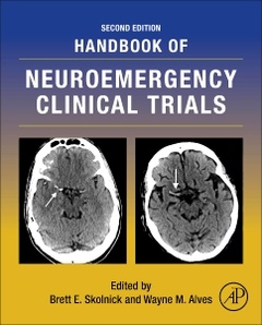 Couverture de l’ouvrage Handbook of Neuroemergency Clinical Trials