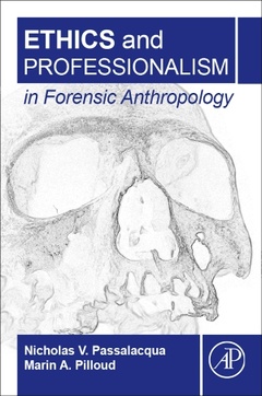 Cover of the book Ethics and Professionalism in Forensic Anthropology