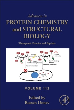 Couverture de l’ouvrage Therapeutic Proteins and Peptides