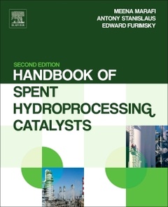 Couverture de l’ouvrage Handbook of Spent Hydroprocessing Catalysts