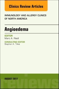 Couverture de l’ouvrage Angioedema, An Issue of Immunology and Allergy Clinics of North America