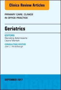 Couverture de l’ouvrage Geriatrics, An Issue of Primary Care: Clinics in Office Practice