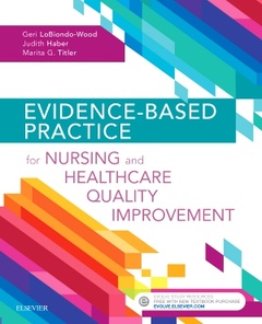 Couverture de l’ouvrage Evidence-Based Practice for Nursing and Healthcare Quality Improvement