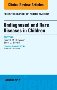 Couverture de l’ouvrage Undiagnosed and Rare Diseases in Children, An Issue of Pediatric Clinics of North America