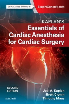 Couverture de l’ouvrage Kaplan's Essentials of Cardiac Anesthesia