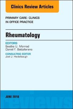 Couverture de l’ouvrage Rheumatology, An Issue of Primary Care: Clinics in Office Practice