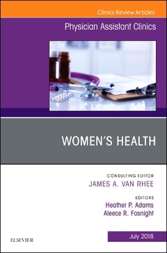 Couverture de l’ouvrage Women's Health, An Issue of Physician Assistant Clinics