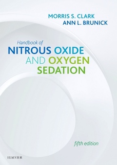 Couverture de l’ouvrage Handbook of Nitrous Oxide and Oxygen Sedation