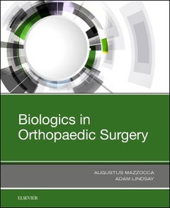 Couverture de l’ouvrage Biologics in Orthopaedic Surgery