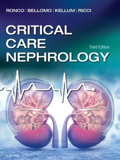 Couverture de l’ouvrage Critical Care Nephrology