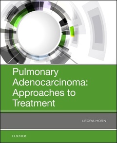 Couverture de l’ouvrage Pulmonary Adenocarcinoma: Approaches to Treatment