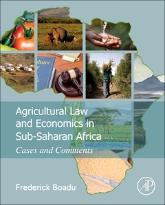 Couverture de l’ouvrage Agricultural Law and Economics in Sub-Saharan Africa