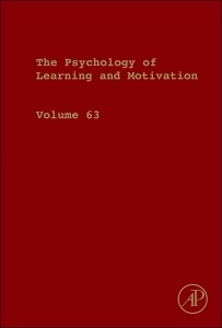 Couverture de l’ouvrage Psychology of Learning and Motivation
