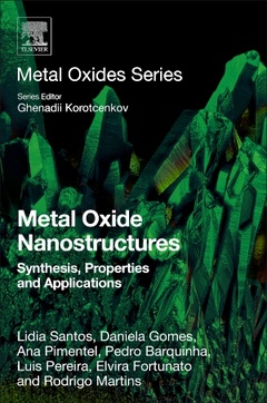 Couverture de l’ouvrage Metal Oxide Nanostructures