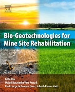 Couverture de l’ouvrage Bio-Geotechnologies for Mine Site Rehabilitation