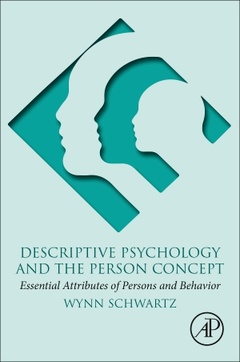 Couverture de l’ouvrage Descriptive Psychology and the Person Concept