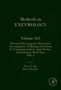 Cover of the book Electron Paramagnetic Resonance Investigations of Biological Systems by Using Spin Labels, Spin Probes, and Intrinsic Metal Ions Part A