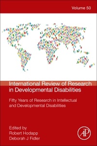 Cover of the book International Review of Research in Developmental Disabilities