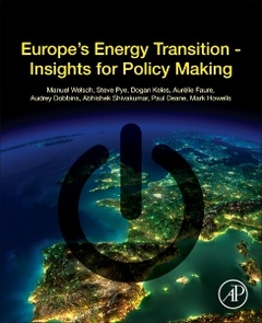 Couverture de l’ouvrage Europe’s Energy Transition