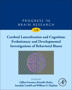 Couverture de l’ouvrage Cerebral Lateralization and Cognition: Evolutionary and Developmental Investigations of Behavioral Biases