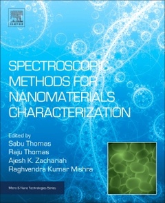 Couverture de l’ouvrage Spectroscopic Methods for Nanomaterials Characterization