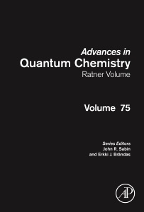 Couverture de l’ouvrage Advances in Quantum Chemistry: Ratner Volume