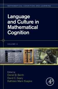 Cover of the book Language and Culture in Mathematical Cognition