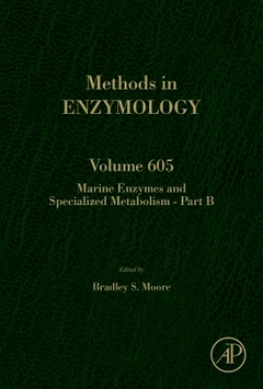 Couverture de l’ouvrage Marine enzymes and specialized metabolism - Part B