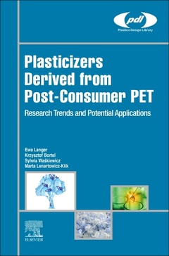 Cover of the book Plasticizers Derived from Post-consumer PET