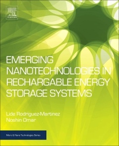 Couverture de l’ouvrage Emerging Nanotechnologies in Rechargeable Energy Storage Systems