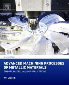 Couverture de l’ouvrage Advanced Machining Processes of Metallic Materials