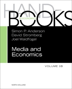 Couverture de l’ouvrage Handbook of Media Economics, vol 1B
