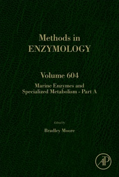 Couverture de l’ouvrage Marine Enzymes and Specialized Metabolism - Part A