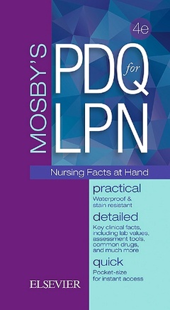 Cover of the book Mosby's PDQ for LPN