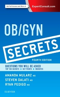 Couverture de l’ouvrage Ob/Gyn Secrets