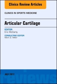 Couverture de l’ouvrage Articular Cartilage, An Issue of Clinics in Sports Medicine