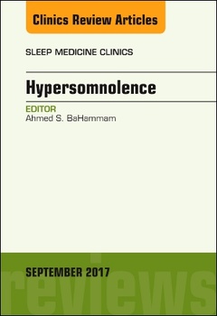 Couverture de l’ouvrage Hypersomnolence, An Issue of Sleep Medicine Clinics