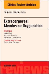 Cover of the book Extracorporeal Membrane Oxygenation (ECMO), An Issue of Critical Care Clinics