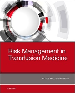 Couverture de l’ouvrage Risk Management in Transfusion Medicine