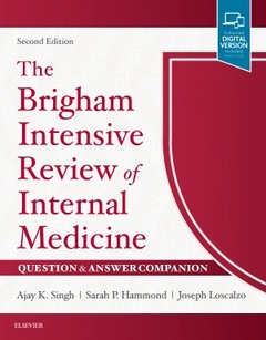 Couverture de l’ouvrage The Brigham Intensive Review of Internal Medicine Question & Answer Companion