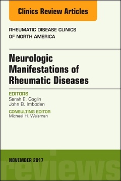 Couverture de l’ouvrage Neurologic Manifestations of Rheumatic Diseases, An Issue of Rheumatic Disease Clinics of North America