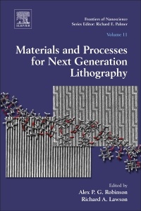 Couverture de l’ouvrage Materials and Processes for Next Generation Lithography