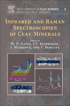 Couverture de l’ouvrage Infrared and Raman Spectroscopies of Clay Minerals