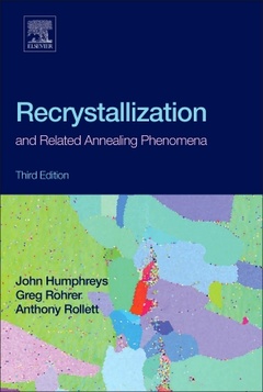 Couverture de l’ouvrage Recrystallization and Related Annealing Phenomena