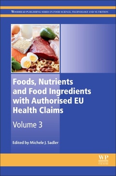 Couverture de l’ouvrage Foods, Nutrients and Food Ingredients with Authorised EU Health Claims