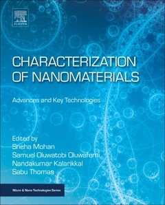 Couverture de l’ouvrage Characterization of Nanomaterials