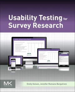 Couverture de l’ouvrage Usability Testing for Survey Research